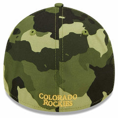 Colorado Rockies New Era 2022 Armed Forces Day 39THIRTY Flex Hat - Camo Hats