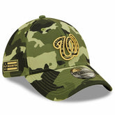 Washington Nationals New Era 2022 Armed Forces Day 39THIRTY Flex Hat - Camo Hats