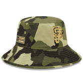 San Francisco Giants New Era 2022 Armed Forces Day Bucket Hat - Camo Hats