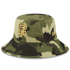San Francisco Giants New Era 2022 Armed Forces Day Bucket Hat - Camo Hats