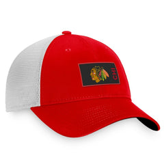 NHL Chicago Blackhawks Fanatics Authentic Pro Rink Trucker Snapback Hat - Red