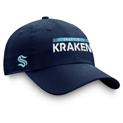 NHL Seattle Kraken Fanatics Authentic Pro Rink Adjustable Hat - Deep Sea Blue