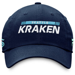 NHL Seattle Kraken Fanatics Authentic Pro Rink Adjustable Hat - Deep Sea Blue