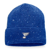 NHL St. Louis Blues Fanatics Authentic Pro Rink Pinnacle Cuffed Knit Hat - Blue