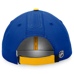NHL St. Louis Blues Fanatics Authentic Pro Rink Pinnacle Adjustable Hat - Blue
