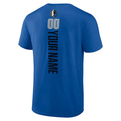 Dallas Mavericks Personalized Playmaker Team T-Shirt Blue
