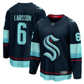 NHL Adam Larsson Seattle Kraken Fanatics Home Breakaway Player Jersey - Deep Sea Blue