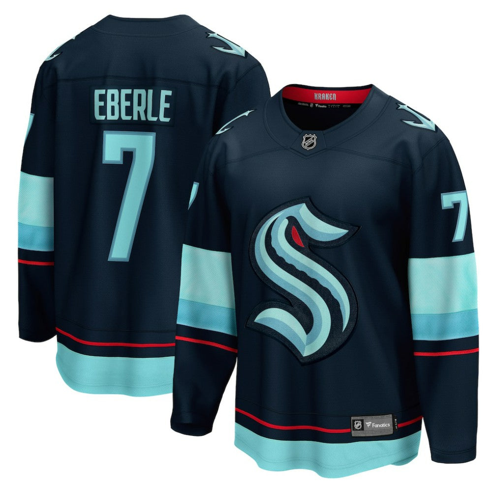 NHL Jordan Eberle Seattle Kraken Fanatics Home Breakaway Player Jersey - Navy