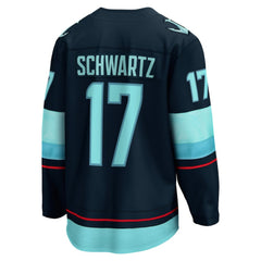 NHL Jaden Schwartz Seattle Kraken Fanatics Home Breakaway Player Jersey - Navy