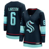 NHL Adam Larsson Seattle Kraken Fanatics Women's Home Breakaway Player Jersey - Deep Sea Blue