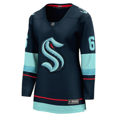 NHL Adam Larsson Seattle Kraken Fanatics Women's Home Breakaway Player Jersey - Deep Sea Blue