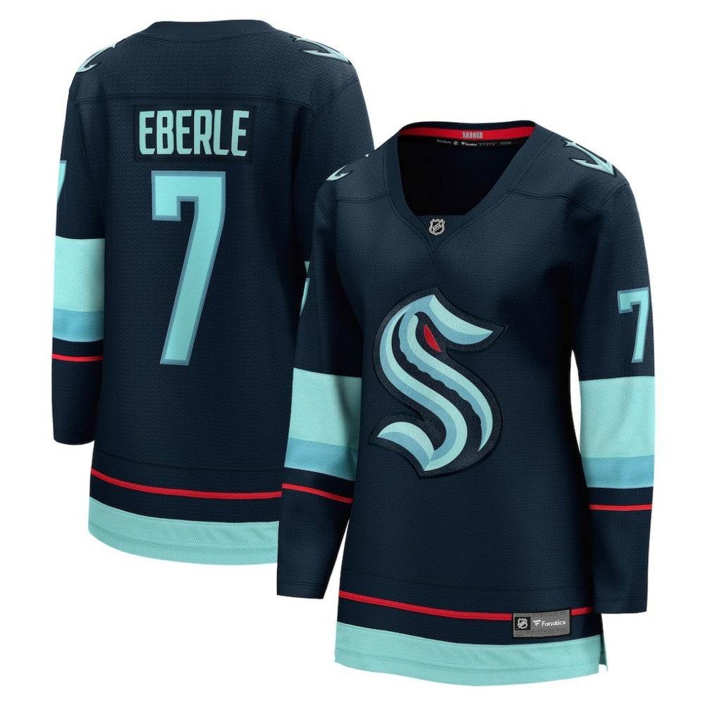 NHL Jordan Eberle Seattle Kraken Fanatics Women's Home Breakaway Player Jersey - Navy