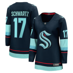 NHL Jaden Schwartz Seattle Kraken Fanatics Women's Home Breakaway Player Jersey - Navy