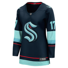 NHL Jaden Schwartz Seattle Kraken Fanatics Women's Home Breakaway Player Jersey - Navy