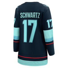 NHL Jaden Schwartz Seattle Kraken Fanatics Women's Home Breakaway Player Jersey - Navy