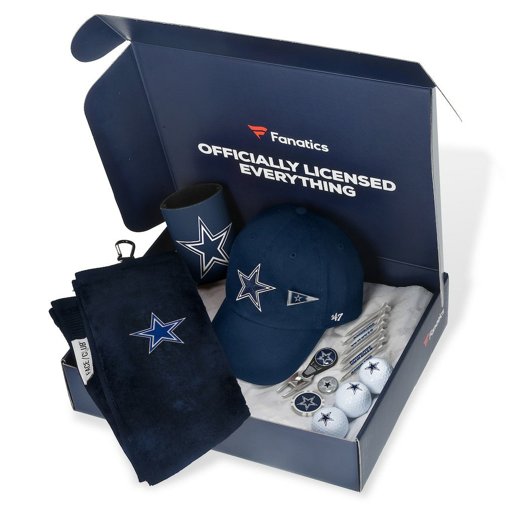 Dallas Cowboys Pack Golf-Themed Gift Box $105+ Value