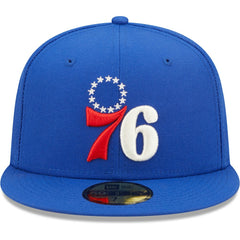 Philadelphia 76ers 3x NBA Finals Champions Pop Sweat 59FIFTY Fitted Hat Royal