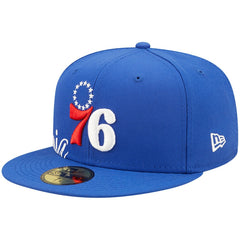 Philadelphia 76ers Side Split 59FIFTY Fitted Hat Royal