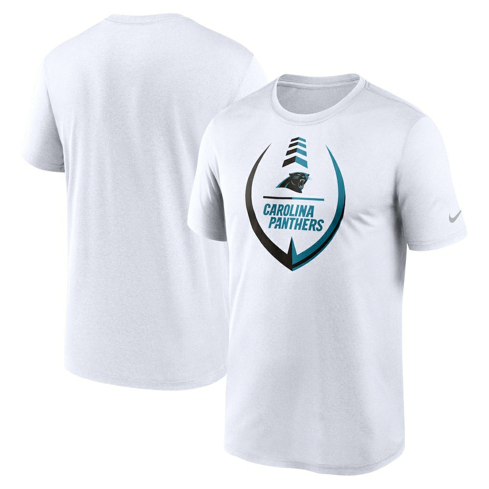 Carolina Panthers Icon Legend Performance T-Shirt White