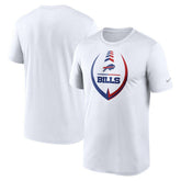 Buffalo Bills Icon Legend Performance T-Shirt White