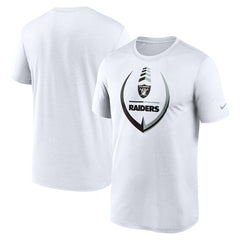 Las Vegas Raiders Icon Legend Performance T-Shirt White