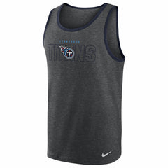 Tennessee Titans Tri-Blend Tank Top Heathered Charcoal