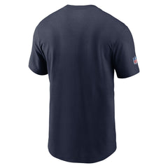 Tennessee Titans Sideline Infograph Lockup Performance T-Shirt Navy