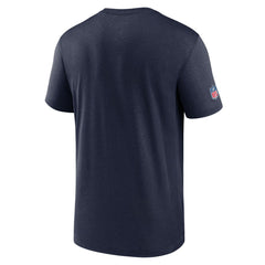 Tennessee Titans Sideline Infograph Performance T-Shirt Navy