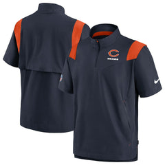 Chicago Bears Sideline Coaches Chevron Lockup Pullover Top Navy