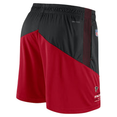 Atlanta Falcons Sideline Primary Lockup Performance Shorts Black/Red