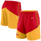 Kansas City Chiefs Sideline Primary Lockup Performance Shorts Red/Gold