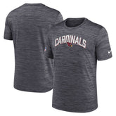 Arizona Cardinals Sideline Velocity Athletic Stack Performance T-Shirt Black