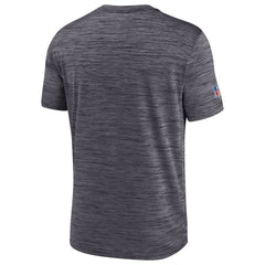 Pittsburgh Steelers Sideline Velocity Athletic Stack Performance T-Shirt Black