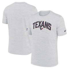 Houston Texans Sideline Velocity Athletic Stack Performance T-Shirt White