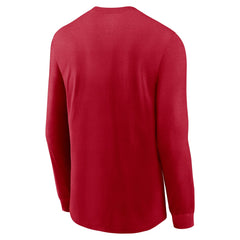 Tampa Bay Buccaneers Sideline Infograph Lock Up Performance Long Sleeve T-Shirt Red