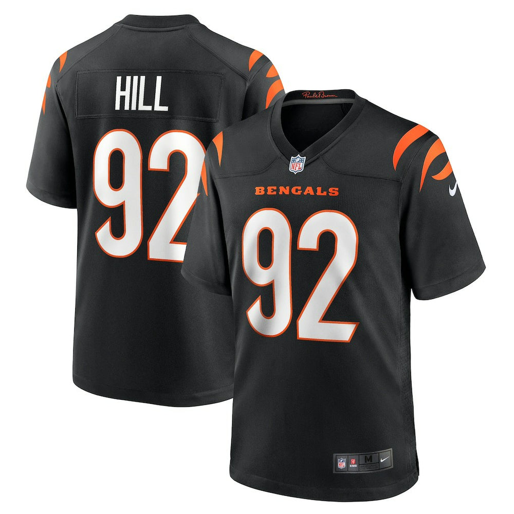 NFL B.J. Hill Cincinnati Bengals Game Jersey - Black