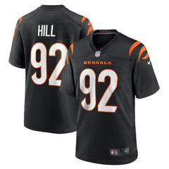 NFL B.J. Hill Cincinnati Bengals Game Jersey - Black