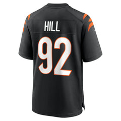 NFL B.J. Hill Cincinnati Bengals Game Jersey - Black