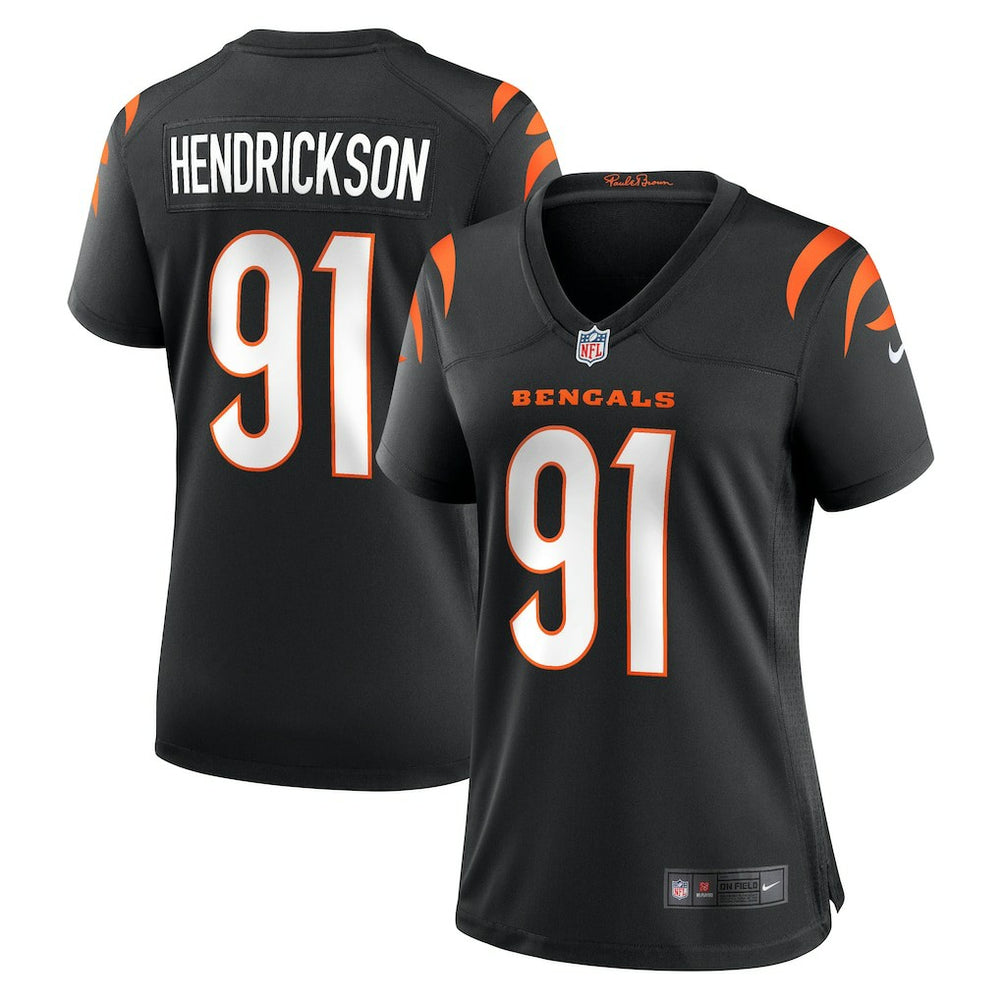 NFL Trey Hendrickson Cincinnati Bengals Women's Game Jersey - Black