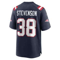 NFL Rhamondre Stevenson New England Patriots Game Jersey - Navy
