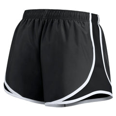 San Francisco 49ers Women's Plus Size Logo Performance Tempo Shorts Charcoal