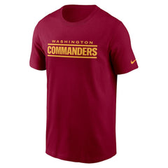 Washington Commanders Wordmark T-Shirt Burgundy