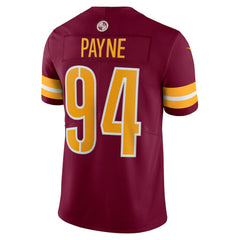 NFL Da'Ron Payne Washington Commanders Vapor Limited Jersey - Burgundy