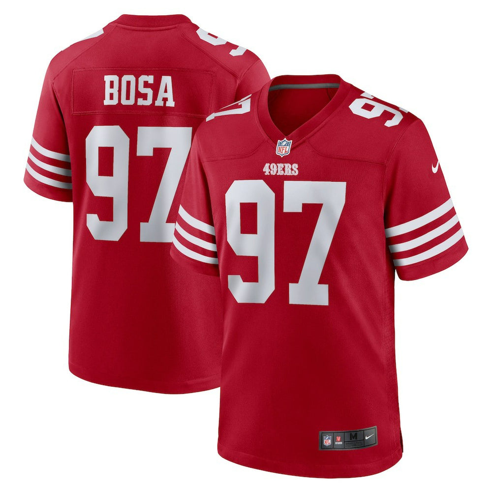 NFL Nick Bosa San Francisco 49ers Team Game Jersey - Scarlet