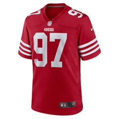 NFL Nick Bosa San Francisco 49ers Team Game Jersey - Scarlet