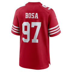 NFL Nick Bosa San Francisco 49ers Team Game Jersey - Scarlet