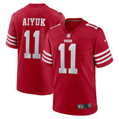 NFL Brandon Aiyuk San Francisco 49ers Game Player Jersey - Scarlet