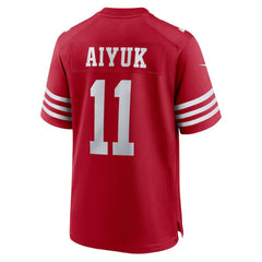 NFL Brandon Aiyuk San Francisco 49ers Game Player Jersey - Scarlet