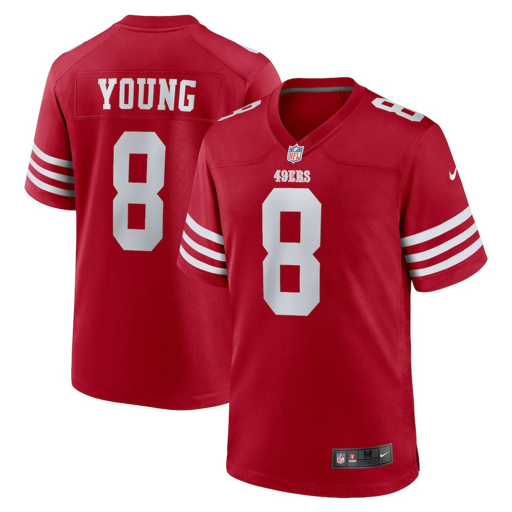 NFL Steve Young San Francisco 49ers Retired Game Player Jersey - Scarlet