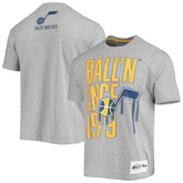 Utah Jazz BALL'N Since 1979 T-Shirt Heathered Gray